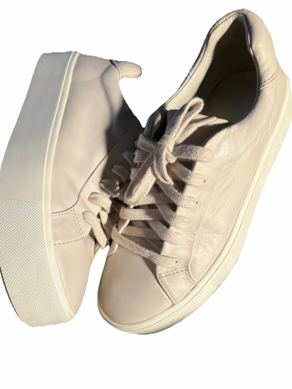 Vince grey/white  Lace-Up Platform Sneakers